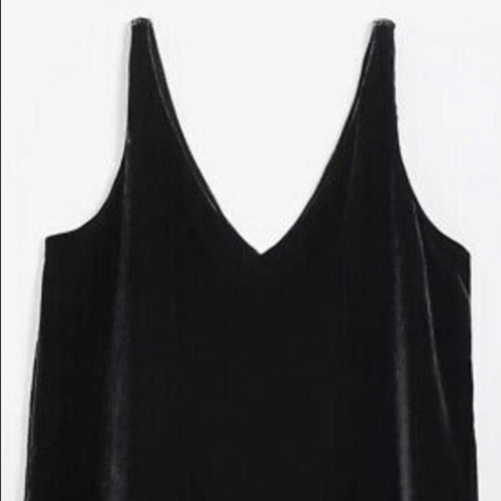 NWT LOFT Double V Velvet Shell Sleeveless Top